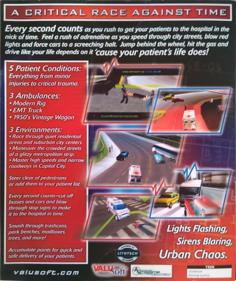 Crisis Team: Ambulance Driver - Box - Back (North America) - 992x1180