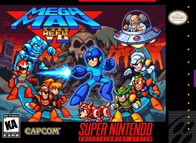 Mega Man 7 Refit - Fanart - Box - Front (North America) - 2000x1459