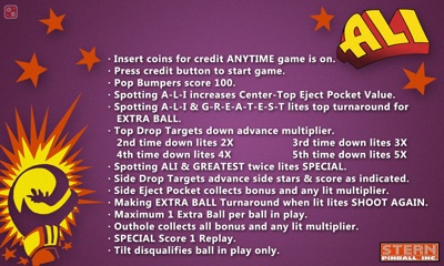 Ali - Arcade - Controls Information (World) - 1600x960