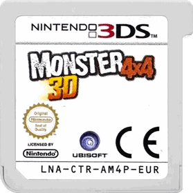 Monster 4x4 3D - Cart - Front (Europe) - 569x572