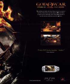 God of War: Chains of Olympus - Advertisement Flyer - Front (United States) - 1904x2290
