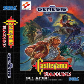Castlevania: Bloodlines - Fanart - Box - Front (Brazil) - 1476x1476