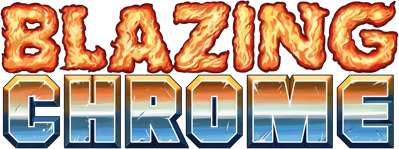 Blazing Chrome - Clear Logo (World) - 3670x1370