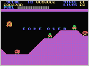 Cavern Fighter - Screenshot - Game Over (World) - 256x192