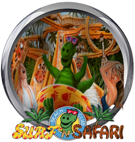 Surf 'N Safari - Fanart - Cart - Front (World) - 436x459