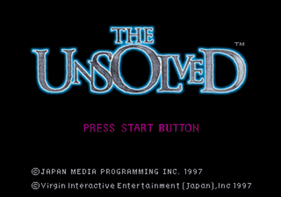 The Unsolved: Hyper Science Adventure - Screenshot - Game Title (Japan) - 320x224