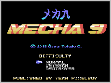 Mecha 9 - Screenshot - Game Title (World) - 256x192