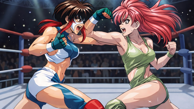 Bishoujo Wrestler Retsuden: Blizzard Yuki Rannyuu!! - Fanart - Background (Japan) - 2730x1536