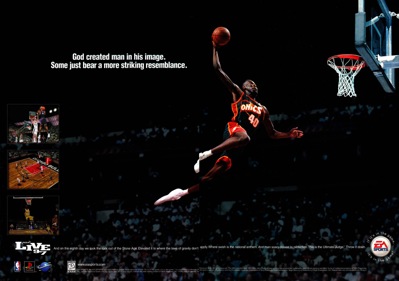 NBA Live 97 - Advertisement Flyer - Front (North America) - 2360x1660