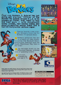 Disney's Bonkers - Box - Back (North America) - 1541x2153