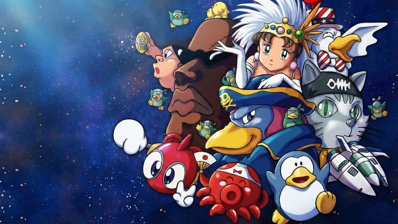 Parodius - Fanart - Background (World) - 2731x1536