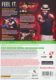 WWE 2K15 - Box - Back (Germany) - 903x1280