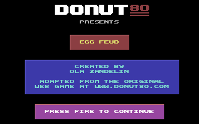 Egg Feud - Screenshot - Game Title (World) - 320x200
