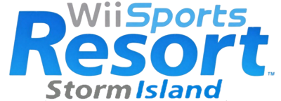 Wii Sports Resort: Storm Island - Clear Logo (World) - 833x300