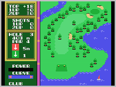 Hole in One - Screenshot - Gameplay (World) - 256x192