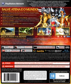 Saint Seiya: Brave Soldiers - Box - Back (Brazil) - 3002x3524
