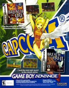 Breath of Fire - Advertisement Flyer - Front (United States) - 1740x2200