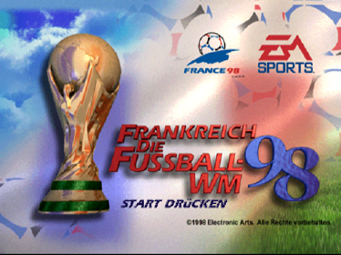 World Cup 98 - Screenshot - Game Title (Germany) - 640x480