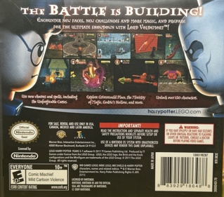 LEGO Harry Potter: Years 5-7 - Box - Back (North America) - 1246x1096