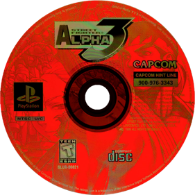 Street Fighter Alpha 3 - Disc (North America) - 1000x1000
