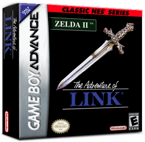 Classic NES Series: Zelda II: The Adventure of Link - Box - 3D (North America) - 1016x998