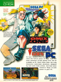 Comix Zone - Advertisement Flyer - Front (United Kingdom) - 1868x2500