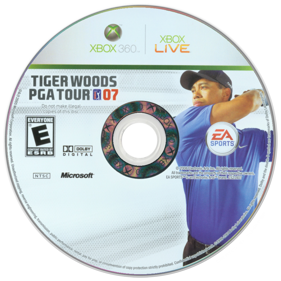 Tiger Woods PGA Tour 07 - Disc (North America) - 900x900
