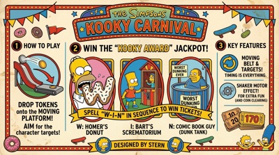 The Simpsons Kooky Carnival - Arcade - Controls Information (World) - 2752x1536