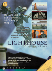 Lighthouse: The Dark Being - Advertisement Flyer - Front (United Kingdom) - 1606x2200