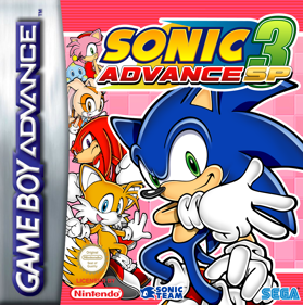 Sonic Advance 3 SP - Box - Front (Europe) - 1938x1950
