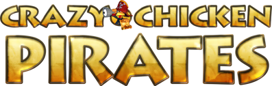 Crazy Chicken: Pirates - Clear Logo (United States) - 1865x592