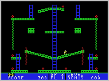 Jumpman Junior - Screenshot - Gameplay (World) - 256x192