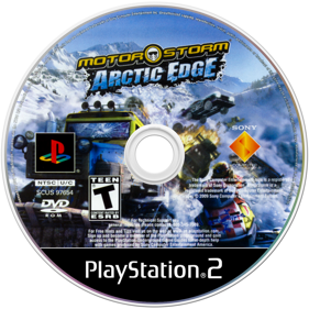 MotorStorm: Arctic Edge - Disc (North America) - 1280x1280