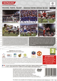 PES 2011: Pro Evolution Soccer - Box - Back (France) - 640x901