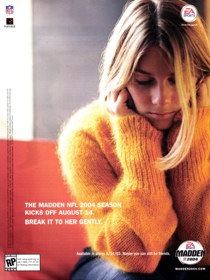 Madden NFL 2004 - Advertisement Flyer - Front (United States) - 1650x2200