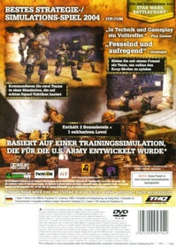 Full Spectrum Warrior - Box - Back (Germany) - 483x680