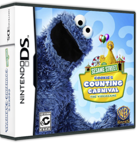 123 Sesame Street: Cookie's Counting Carnival: The Videogame - Box - 3D (North America) - 575x598