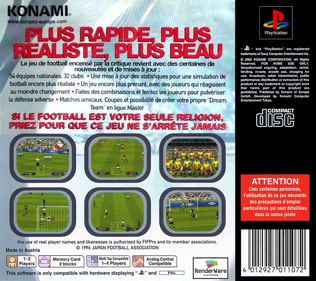 Pro Evolution Soccer 2 - Box - Back (France) - 765x680