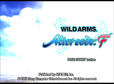 Wild Arms: Alter Code F - Screenshot - Game Title (North America) - 2704x2011