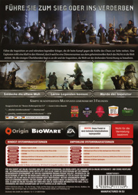 Dragon Age: Inquisition - Box - Back (Germany) - 992x1400