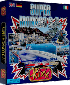Super Monaco G.P. - Box - 3D (Europe) - 823x999