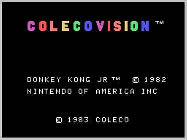 Donkey Kong Junior - Screenshot - Game Title (World) - 256x192