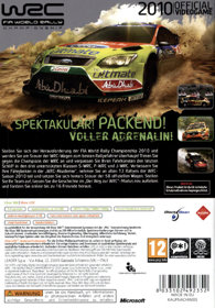 WRC FIA World Rally Championship - Box - Back (Germany) - 600x861