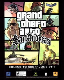 Grand Theft Auto: San Andreas - Advertisement Flyer - Front (United States) - 1839x2275