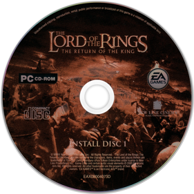 The Lord of the Rings: The Return of the King - Disc (Europe) - 1406x1406