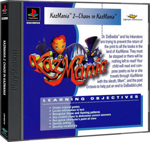 Kazmania 2: Chaos in Kazmania - Box - 3D (North America) - 1409x1330