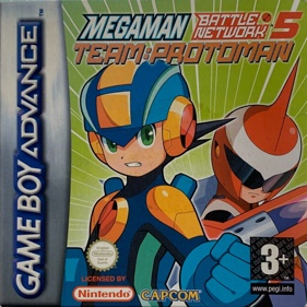 Mega Man Battle Network 5: Team Protoman - Box - Front (Europe) - 1208x1208