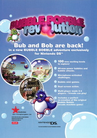 Bubble Bobble Revolution - Advertisement Flyer - Front (United Kingdom) - 1753x2498