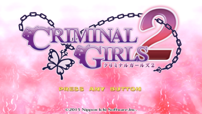 Criminal Girls 2: Party Favors - Screenshot - Game Title (Japan) - 960x544