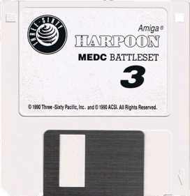 Harpoon Battleset 3: The Mediterranean Conflict - Disc (North America) - 798x823